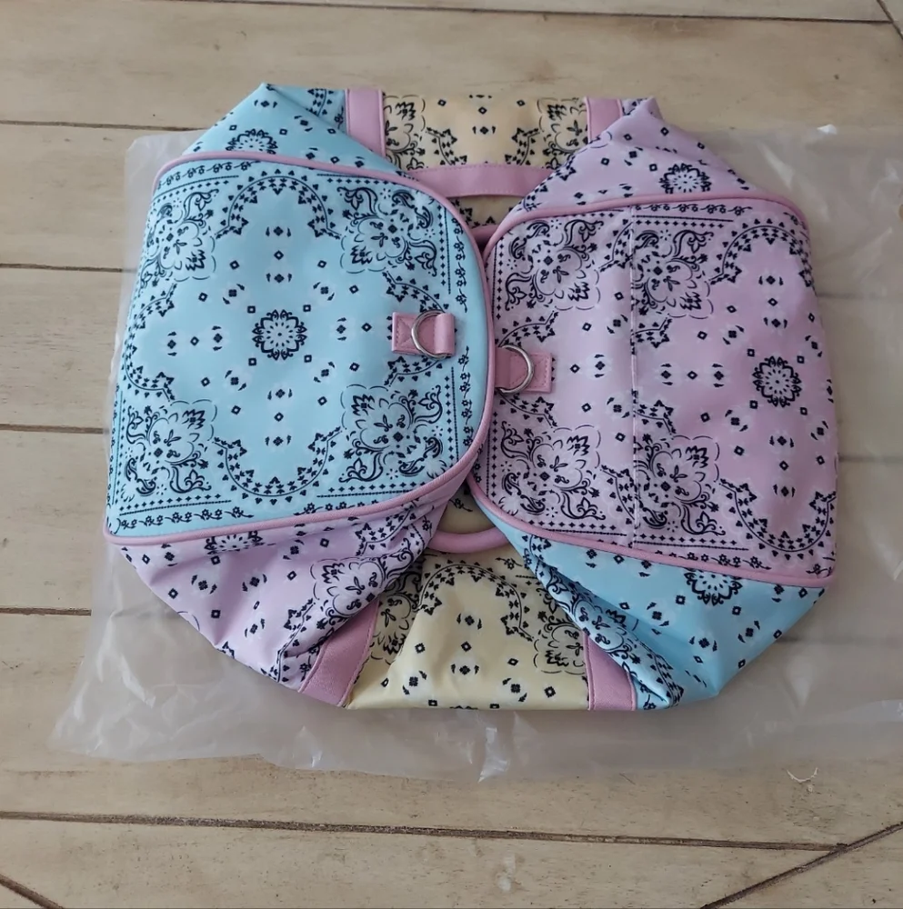 Iscream Bandana Patchwork Duffle Bag Overnight Tote Bag BNWT SO RETIRED!